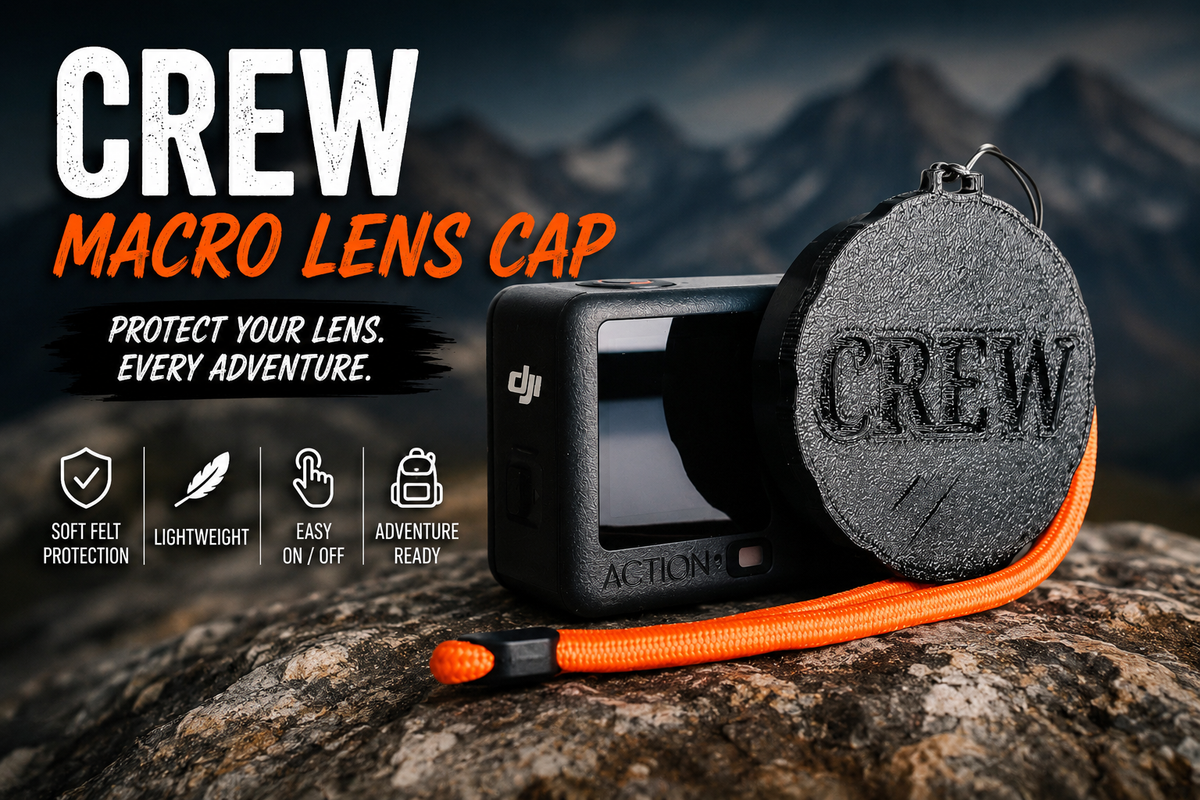 DJI Action 6 Macro Lens Cap - The CREW Model